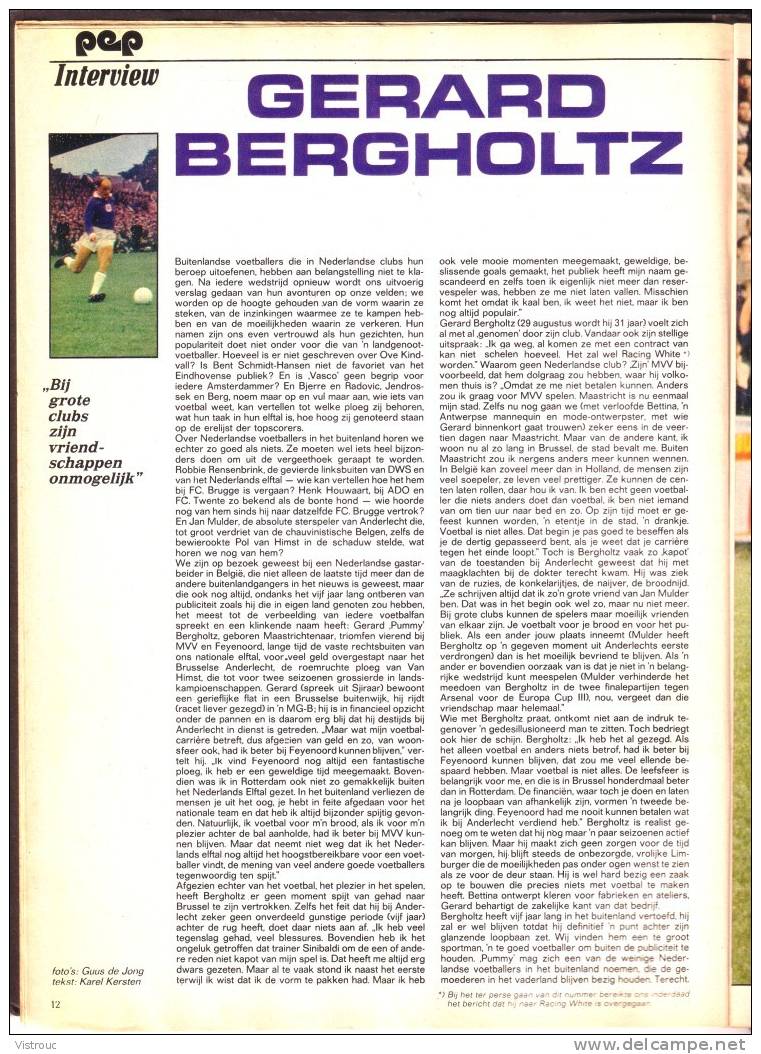 1970 - PEP - N° 28-Weekblad - Met   Fotos/Artikel Over Gérard BERGHOLTZ.   Lucky LUKE - - Pep