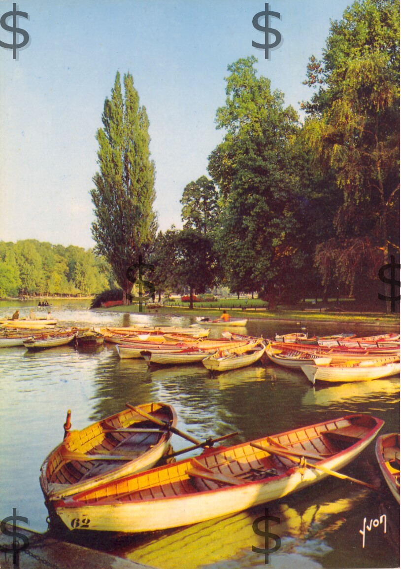 PARIS 75012 Bois De Vincennes La Lac Daumesnil ( Barques ) - District 12