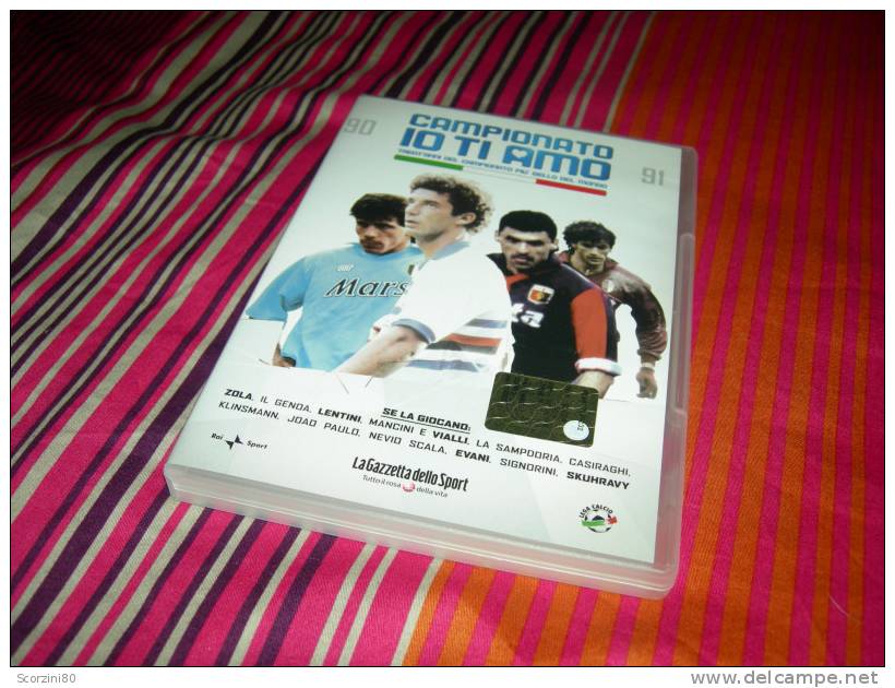 DVD-CAMPIONATO IO TI AMO 1990-1991 Gazzetta Dello Sport - Sport