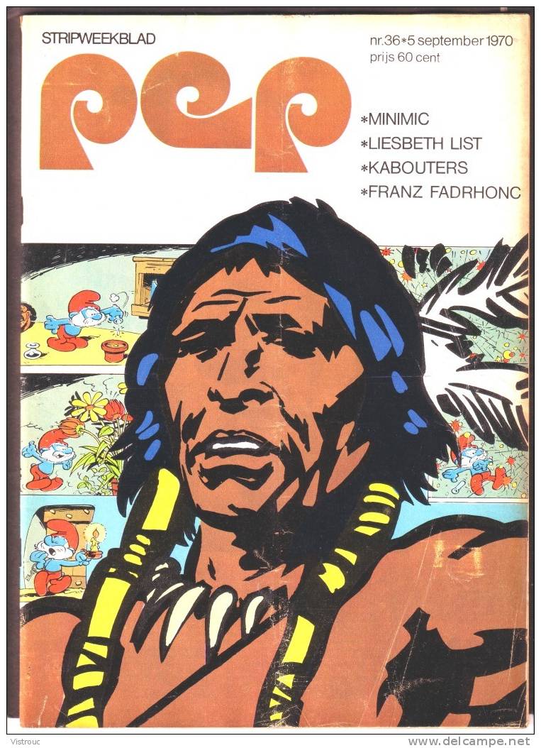 1970 - PEP - N° 36  - Weekblad - Lucky LUKE - ASTERIX - Luc ORIENT... - Pep