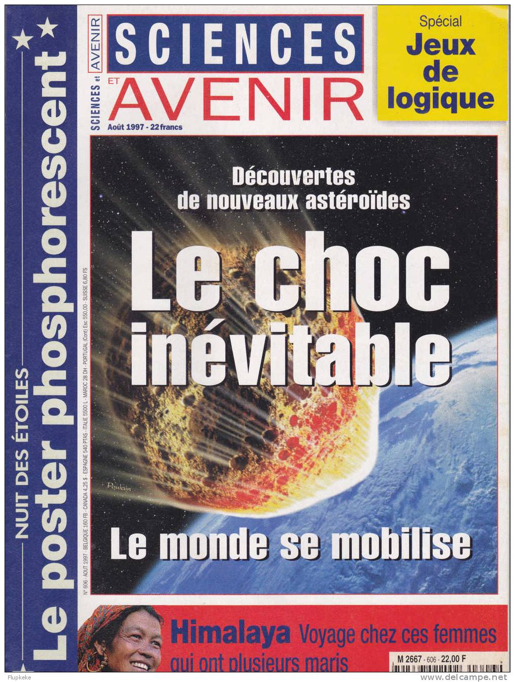 Science Et Avenir 606 Août 1997 Le Choc Inévitable Découverte Des Nouveaux Astéroïdes - Science