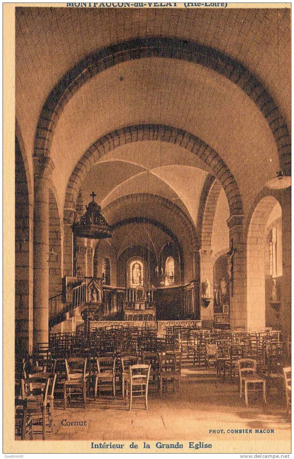 Intérieur De L'église De Montfaucon-du-velay. - Montfaucon En Velay