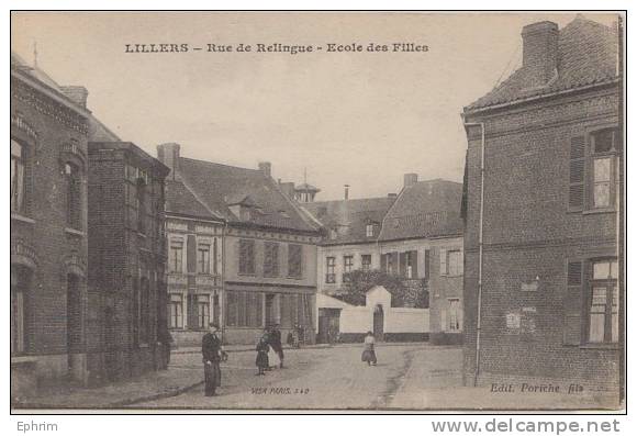 LILLERS - Rue De Relingue Ecole Des Filles - Lillers