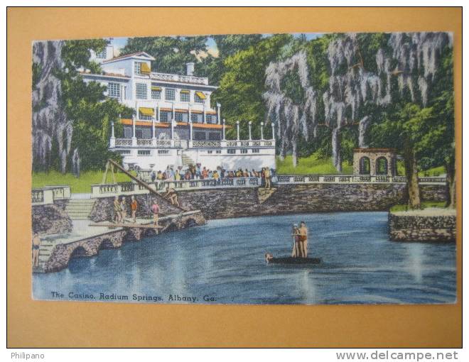 Albany  Ga      The Casino Radium Springs    Linen - Albany