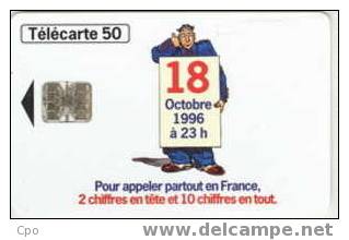 # France 671 F685 N.D.C  PERSONNAGE 50u Sc7 08.96 Tres Bon Etat - 1996
