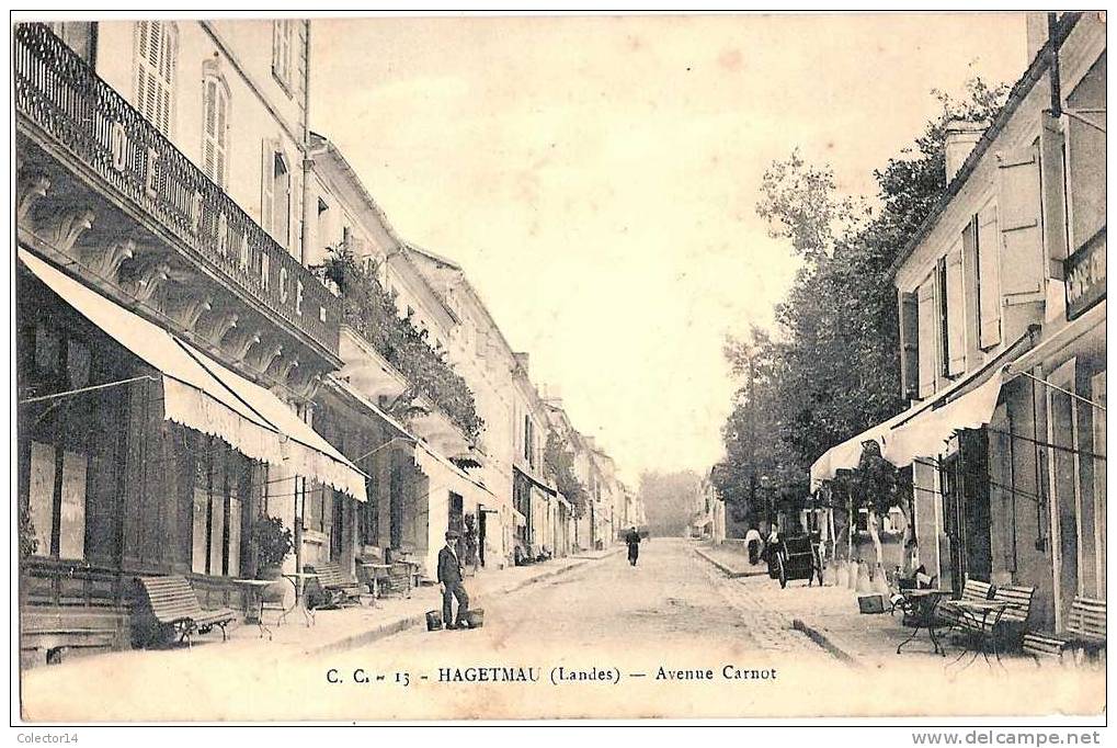 HAGETMAU AVENUE CARNOT 1915 - Hagetmau