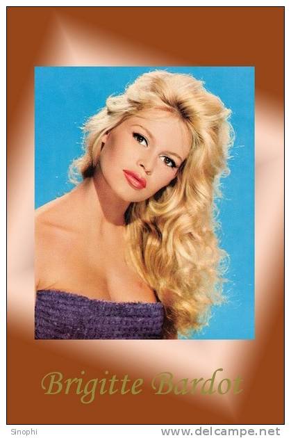 F-BB 8 ^^  Actress  Brigitte Bardot , ( Postal Stationery , Articles Postaux ) - Actors