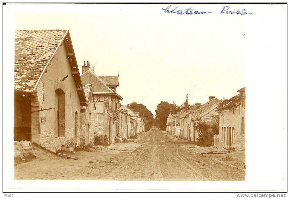 CHATEAU PORCIEN - Carte Photo Allemande - Chateau Porcien