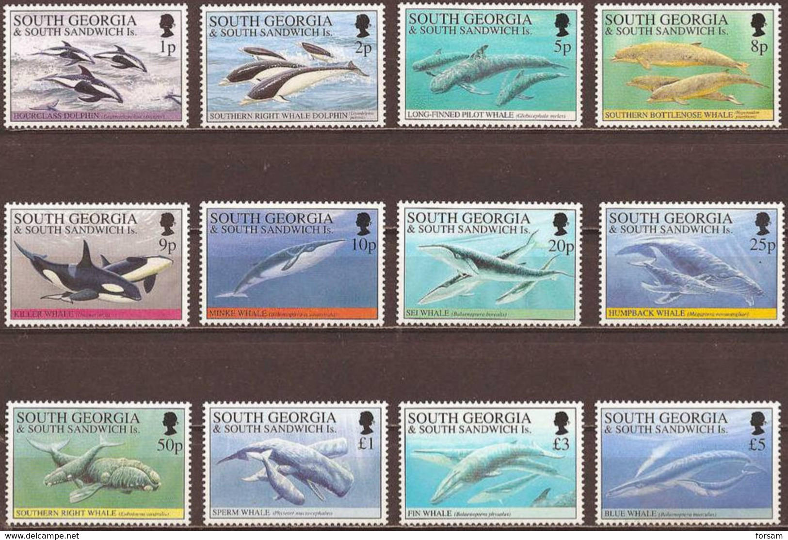 SOUTH GEORGIA..1994..Michel # 219-230...MNH...MiCV - 60 Euro. - South Georgia