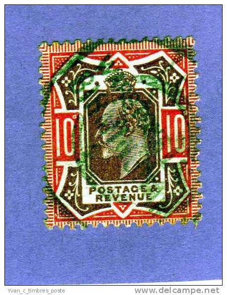 GRANDE BRETAGNE TIMBRE OBLITERES N° 116 EDOUARD VII - Used Stamps