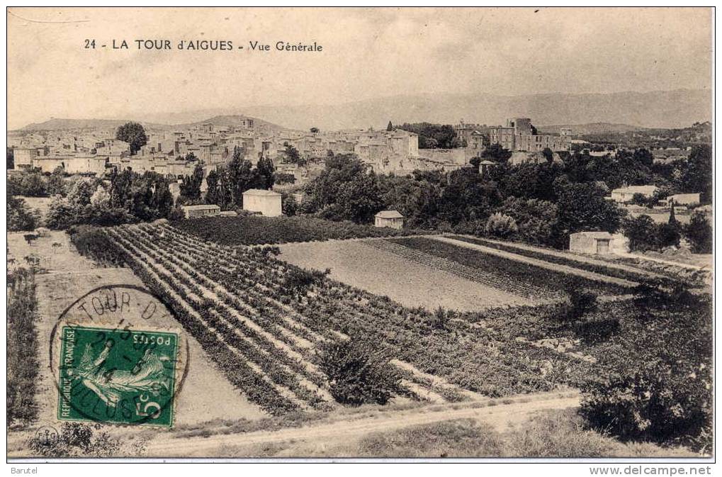 LA TOUR D´AIGUES - Vue Générale - - La Tour D'Aigues