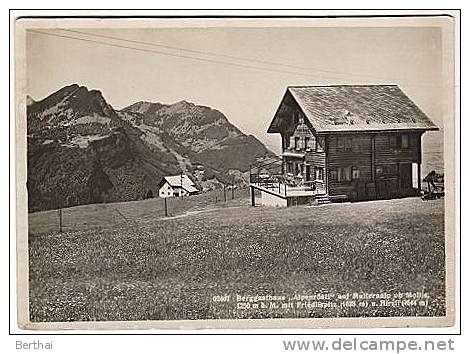 CPM SUISSE GL - MOLLIS - Mullernalp - Berggasthaus Alpenrosli - Mollis