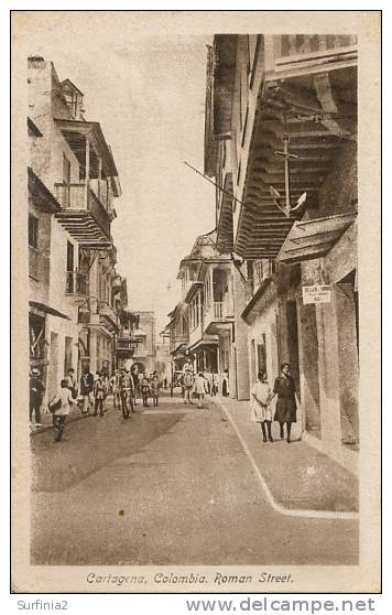 COLOMBIA - CARTAGENA - ROMAN STREET - ANIMATED - Colombie