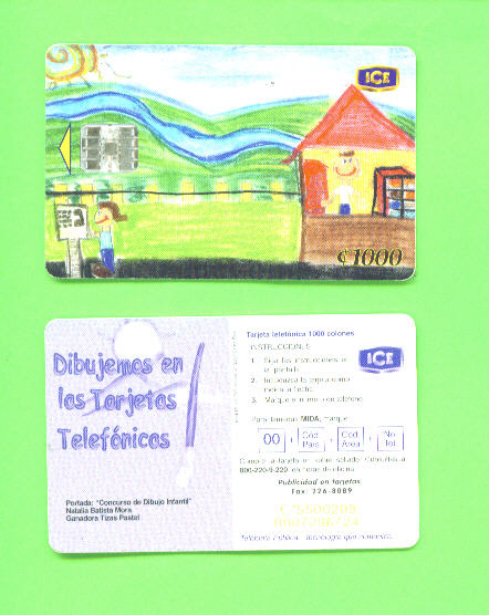 COSTA RICA - Chip Phonecard As Scan - Costa Rica