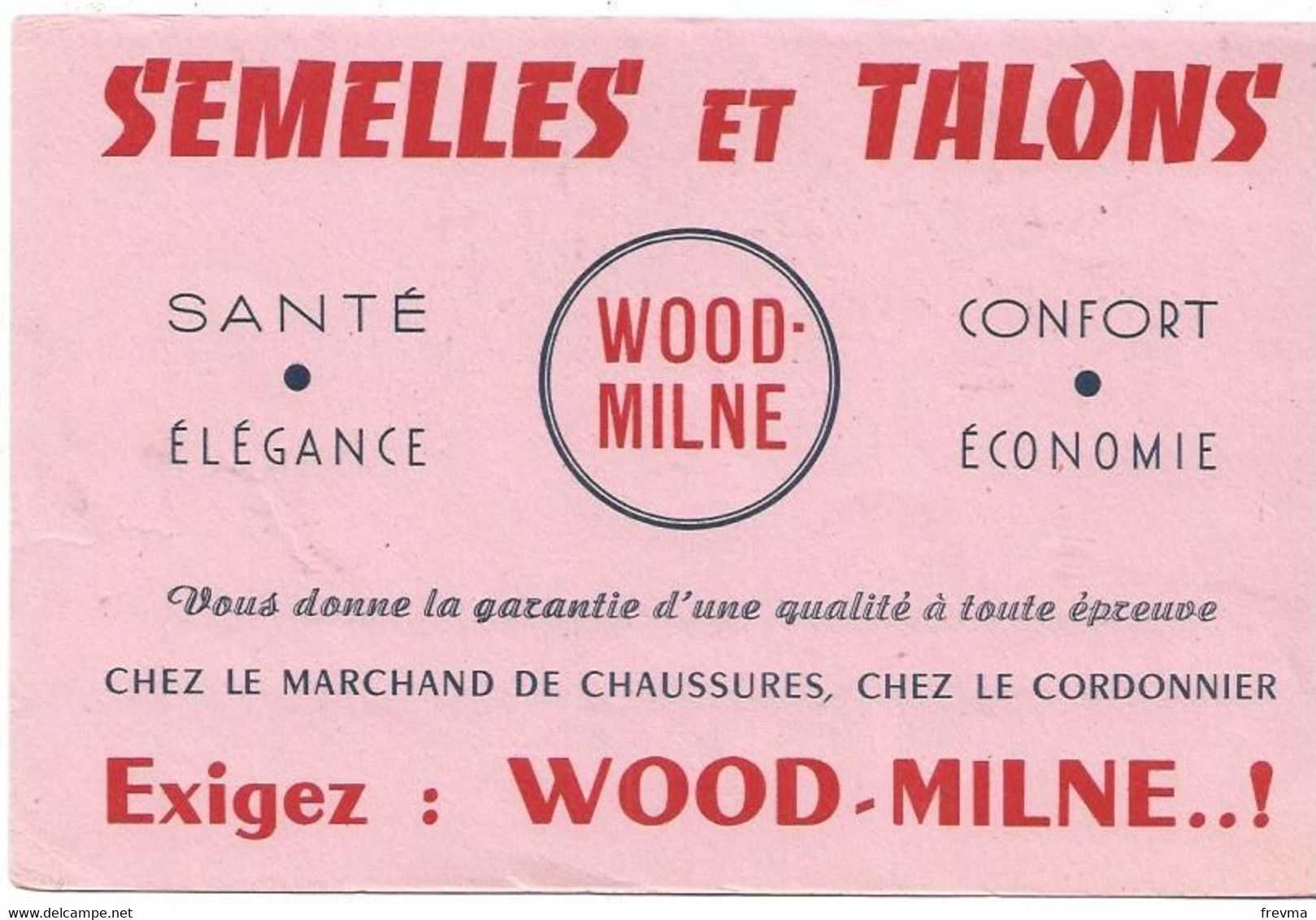 Buvard Semelles Et Talons Wood Milne - S