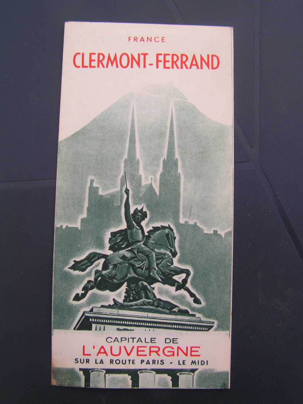 Brochure Touristique Années 50 CLERMONT FERRAND - Auvergne