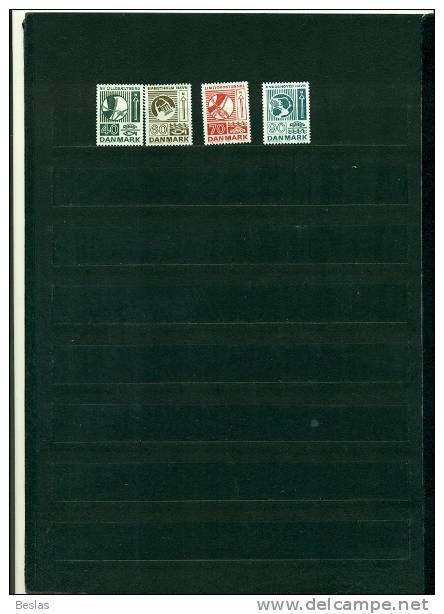 DENMARK  OEUVRES D'INGEGNERIE ROUTIERE 4 VAL NEUFS - Unused Stamps