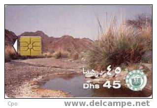 # UAE 3 Valley & Water 45 Gem 01.95  Tres Bon Etat - Emirats Arabes Unis