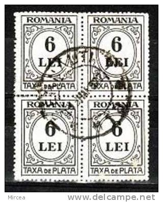 M. 2895 Taxe Bloc De4 Oblitere Cernauti Actuellement Moldavie - Used Stamps