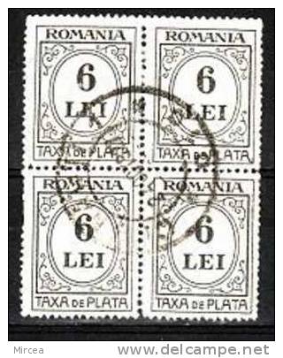 M. 4437 Taxe Bloc De4 Oblitere Cernauti Actuellement Moldavie - Used Stamps