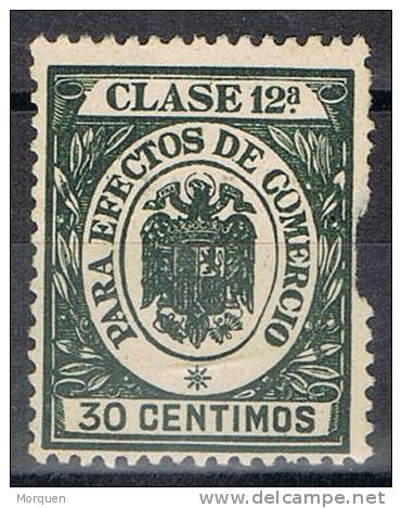 Efectos De Comercio Clase 12, Fiscal 30 Cts. Estado Español - Fiscaux