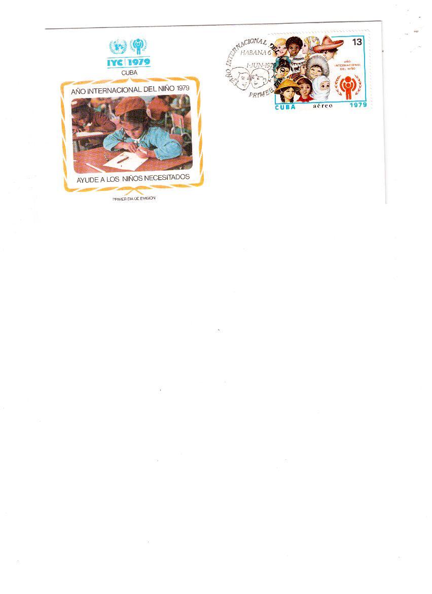 40   -  I.Y.C.-ANNO INTERNAZIONALE DEL FANCIULLO  1979   -  UGANDA    -    FDC   Y.T.   210/13 + BF. 15 - Uganda (1962-...)