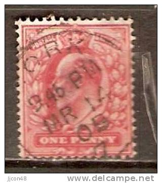 GB 1902-13  KEVII  1d (o) SG.219 - Used Stamps