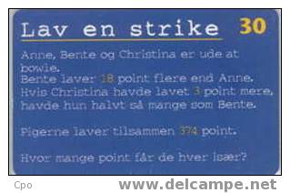 # DANMARK D19 Lav En Strike 30 Ods 08.98 Tres Bon Etat - Denemarken