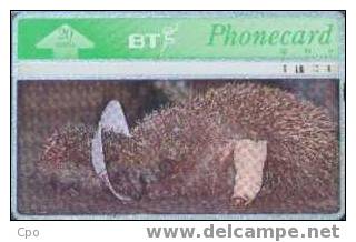 # UK_BT BTC129 St. Tiggywinkles-Hedgehogs 20 Landis&gyr -animal-  Tres Bon Etat - BT Herdenkingsuitgaven