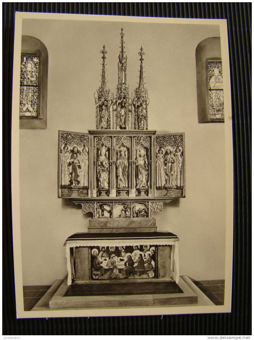 CPSM SUISSE-Coire-Chur-Kathedrale-Gotischer St Luzius Altar - Chur