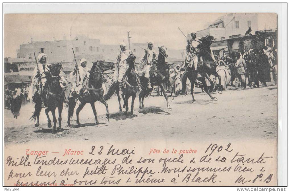 CARTE AVEC CACHETTANGER  FETE DE LA POUDRE  1902 - Sonstige & Ohne Zuordnung