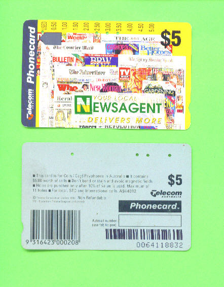 AUSTRALIA - Magnetic Phonecard As Scan - Australie