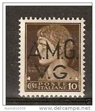 1945-47 TRIESTE AMG VG VARIETA´ 10 CENT MNH ** - RR1891 - Neufs