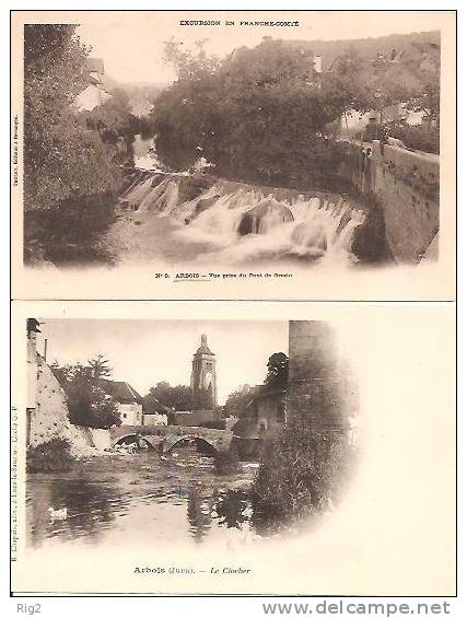 39 - ARBOIS,  LOT DE 6 CPA DIVERSES - Arbois