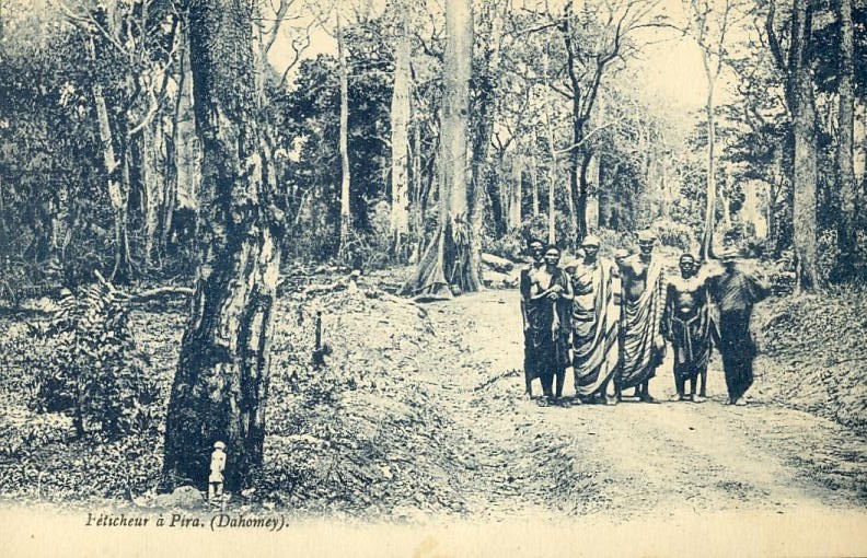 Afrique - Dahomey - Féticheurs à Pira - Sorcier - Cachet Du Cinéma Colonial - Dahomey