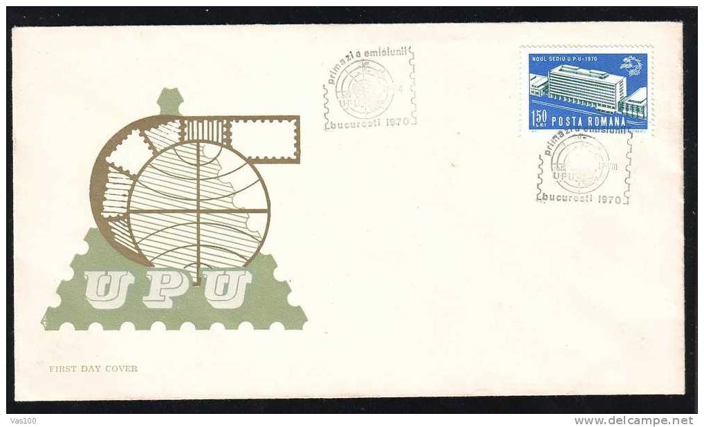 Romania 1970 Cover  FDC, With UPU ,TELECOMUNICATION. - FDC