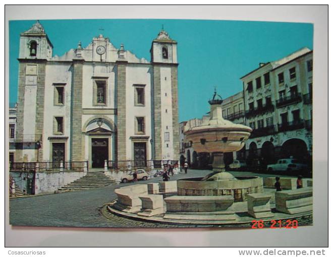 2868 EVORA PRAÇA DO GERALDO PORTUGAL POSTCARD YEARS  1970  OTHERS IN MY STORE - Evora