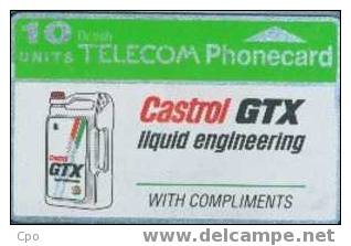 # UK_BT BTA12 Castrol GTX I 10 Landis&gyr 05.90 -oil,essence,huile- Tres Bon Etat - BT Publicitaire Uitgaven