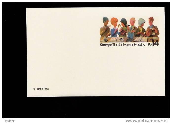 Postal Card - Stamps - The Universal Hobby - UX110 - 1981-00