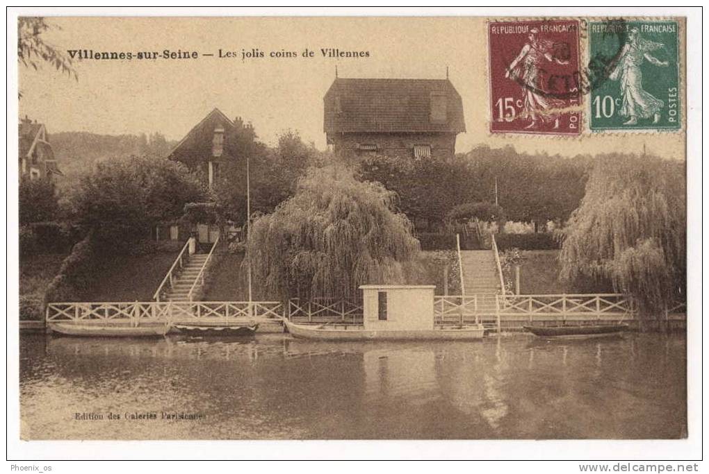 FRANCE - VILLENNES Sur SEINE, Panorama, 1928. - Villennes-sur-Seine