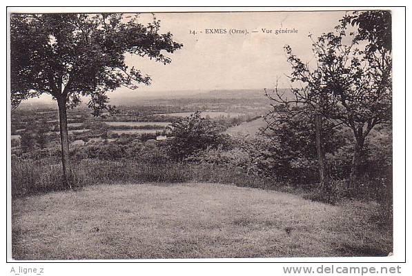 Ref 09 : Cpa Exmes Vue Générale Orne 61 - Exmes