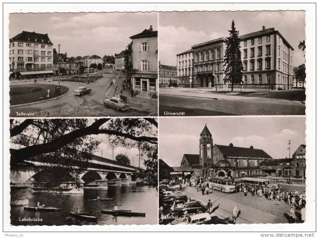 GERMANY - GIESSEN, Center, Bus, Old Timers, 1958. - Giessen