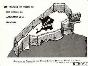 Carte De Soutien - 24 Français Ont Disparu Ou Sont Détenus En Argentine Et En Uruguay - Events