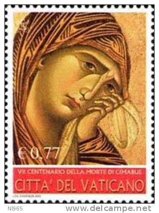 STATO CITTA' DEL VATICANO - VATIKAN STATE - GIOVANNI PAOLO II - ANNO 2002 - CIMABUE - VALORI 4  - NUOVI - MNH ** - Unused Stamps