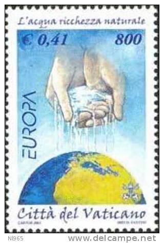 STATO CITTA' DEL VATICANO - VATIKAN STATE - GIOVANNI PAOLO II - ANNO 2001 - EUROPA  - NUOVI MNH ** - Unused Stamps