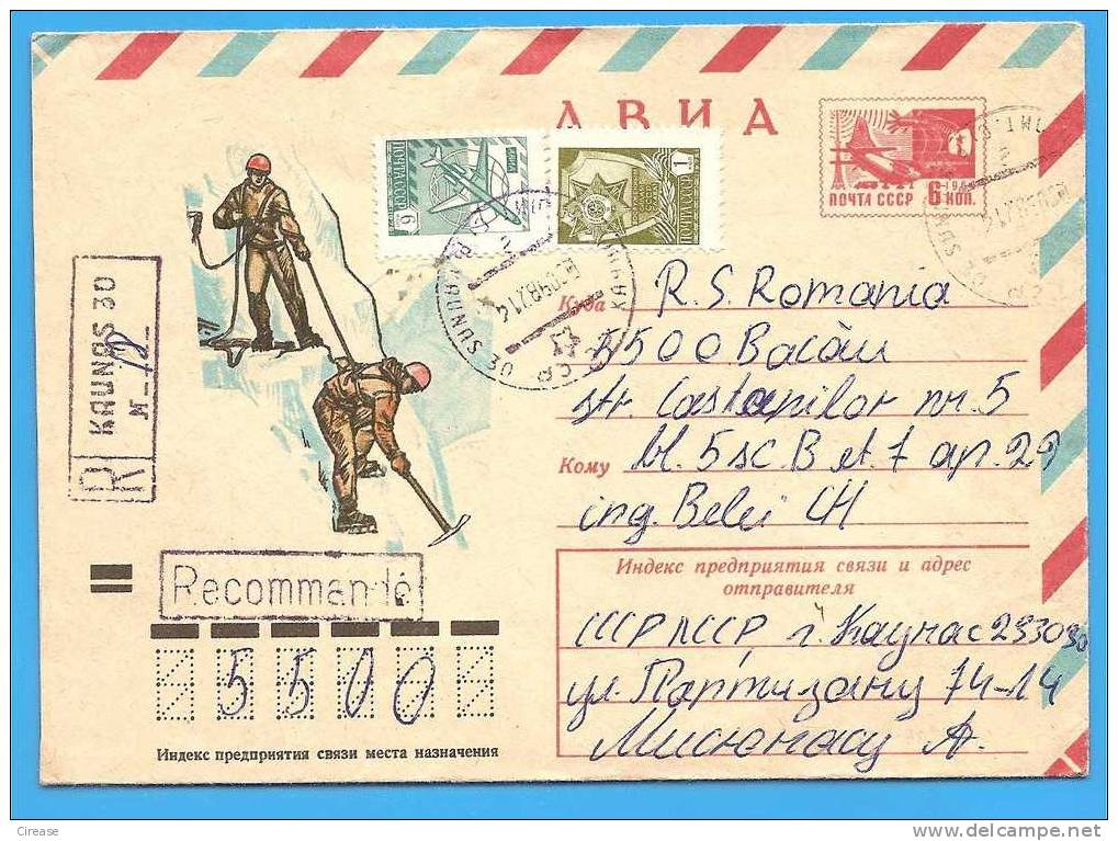 RUSSIA / URSS Postal Stationery Cover 1973. Climbers Escalate - Arrampicata