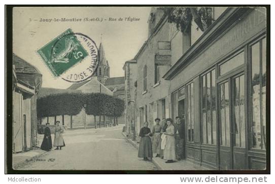 95 JOUY LE MOUTIER / Rue De L'Eglise / - Jouy Le Moutier