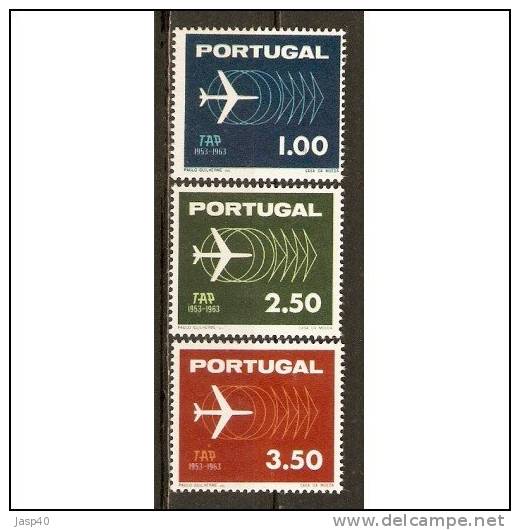 PORTUGAL AFINSA 922/924 - SÉRIE NOVA SEM GOMA, MNG - Ungebraucht