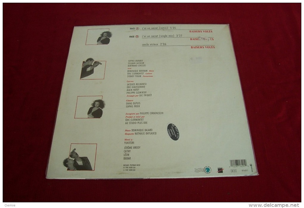 BAISERS VOLES  °°  J' AI UN SECRET - 45 Rpm - Maxi-Singles