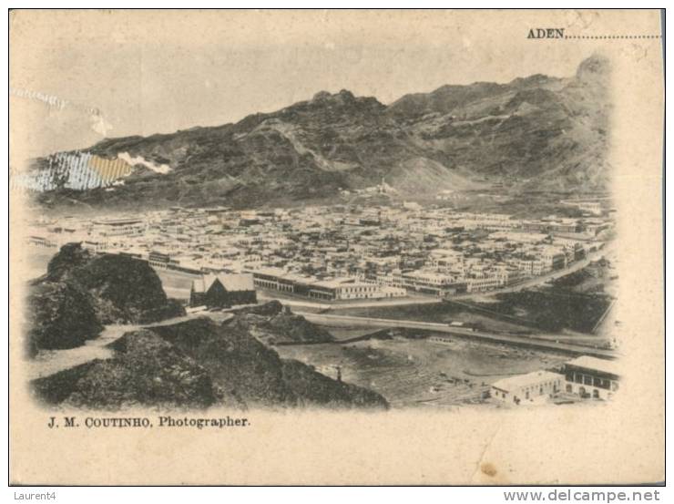 (15) Very Old Yemen - Aden Postcard - Carte Postale Très Ancienne De Aden - Yemen